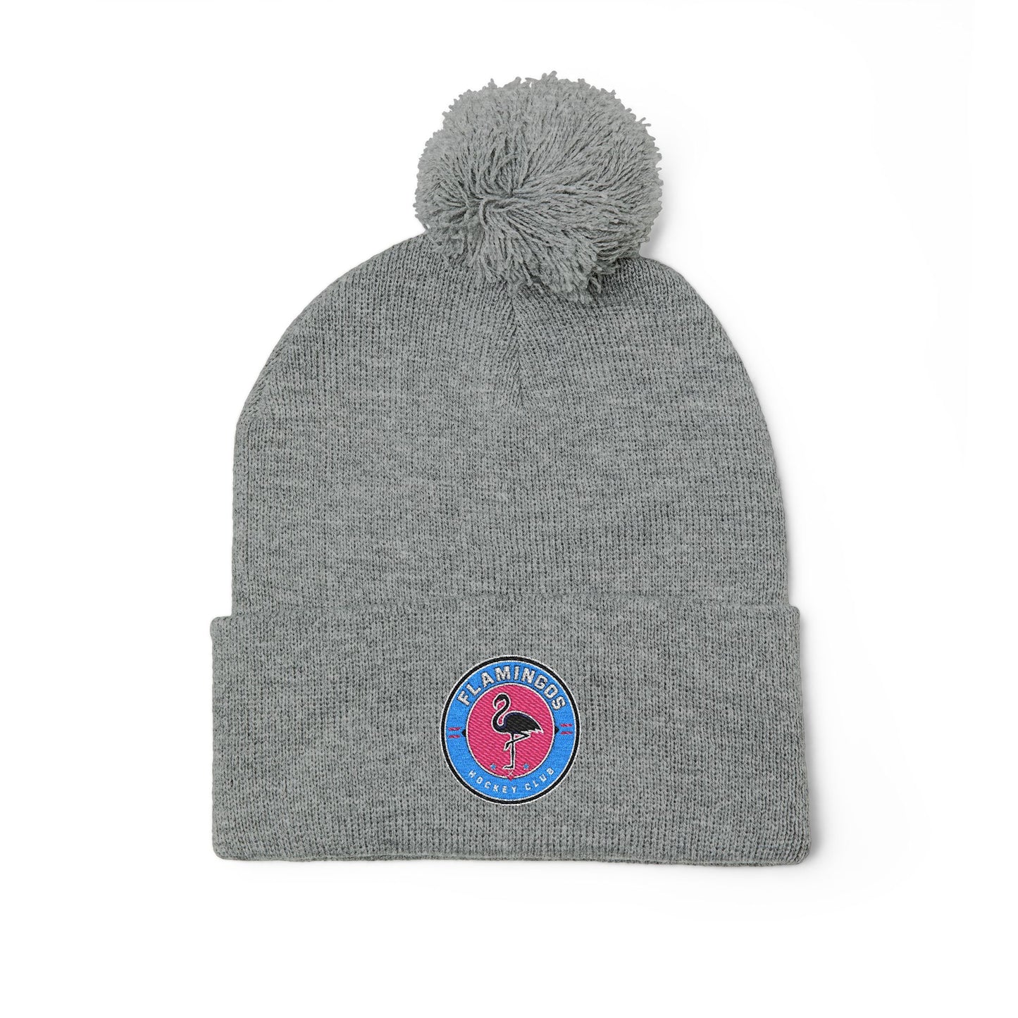 Flamingoes HC Pom-Pom Knit Cap