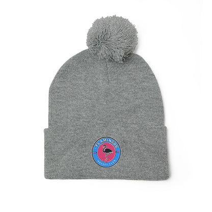 Flamingoes HC Pom-Pom Knit Cap