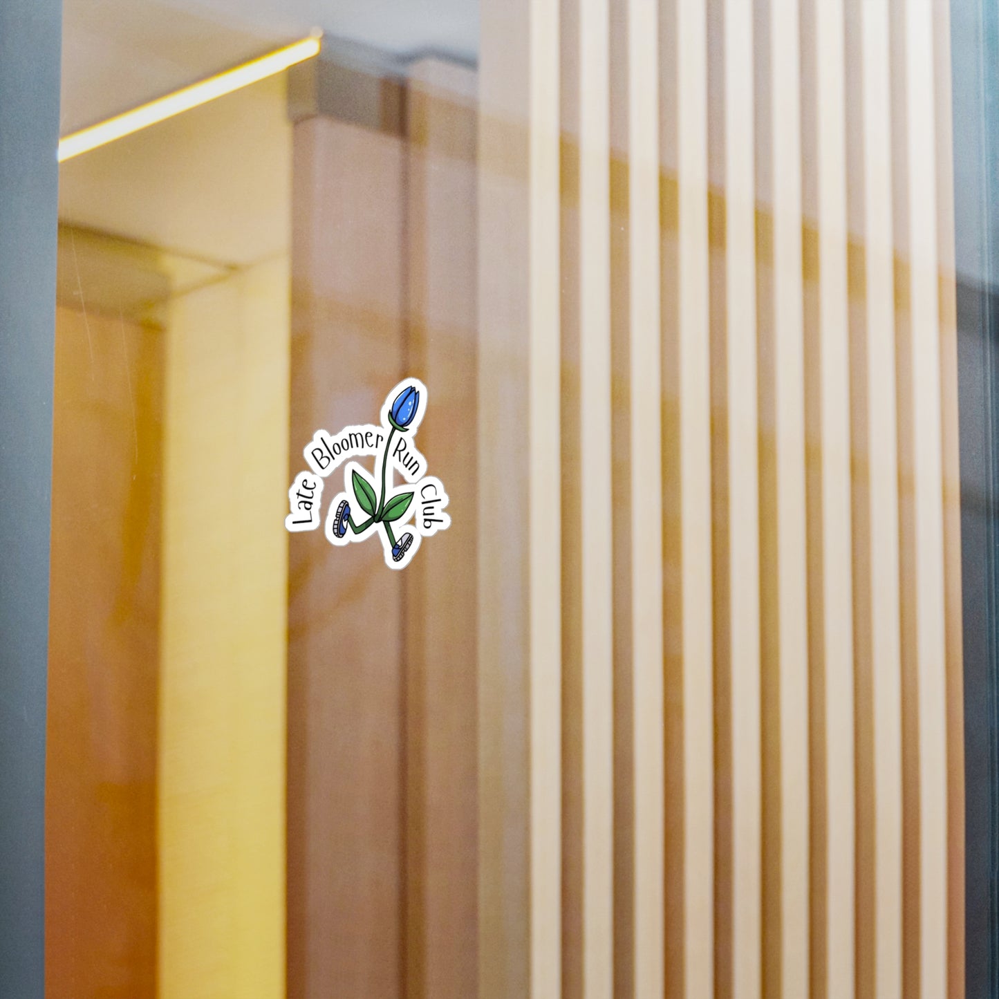 PT With JT - Late Bloomer Run Club Kiss-Cut Vinyl Decal