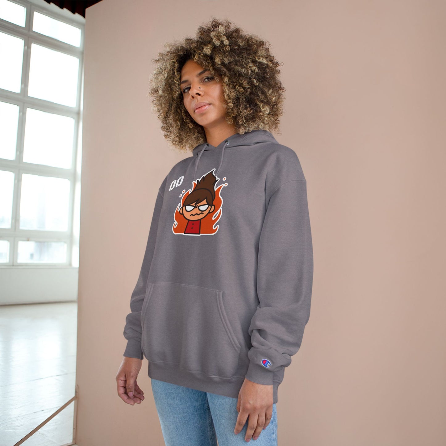 Angry Moms Champion Hoodie (Custom)