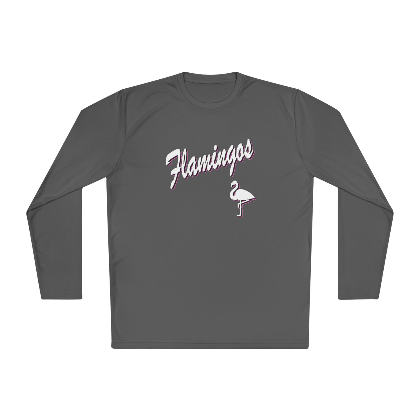 Retro Flamingoes Dri-Fit Long Sleeve Tee