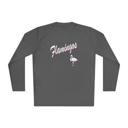 Retro Flamingoes Dri-Fit Long Sleeve Tee