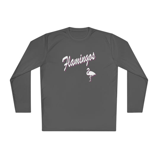 Retro Flamingoes Dri-Fit Long Sleeve Tee
