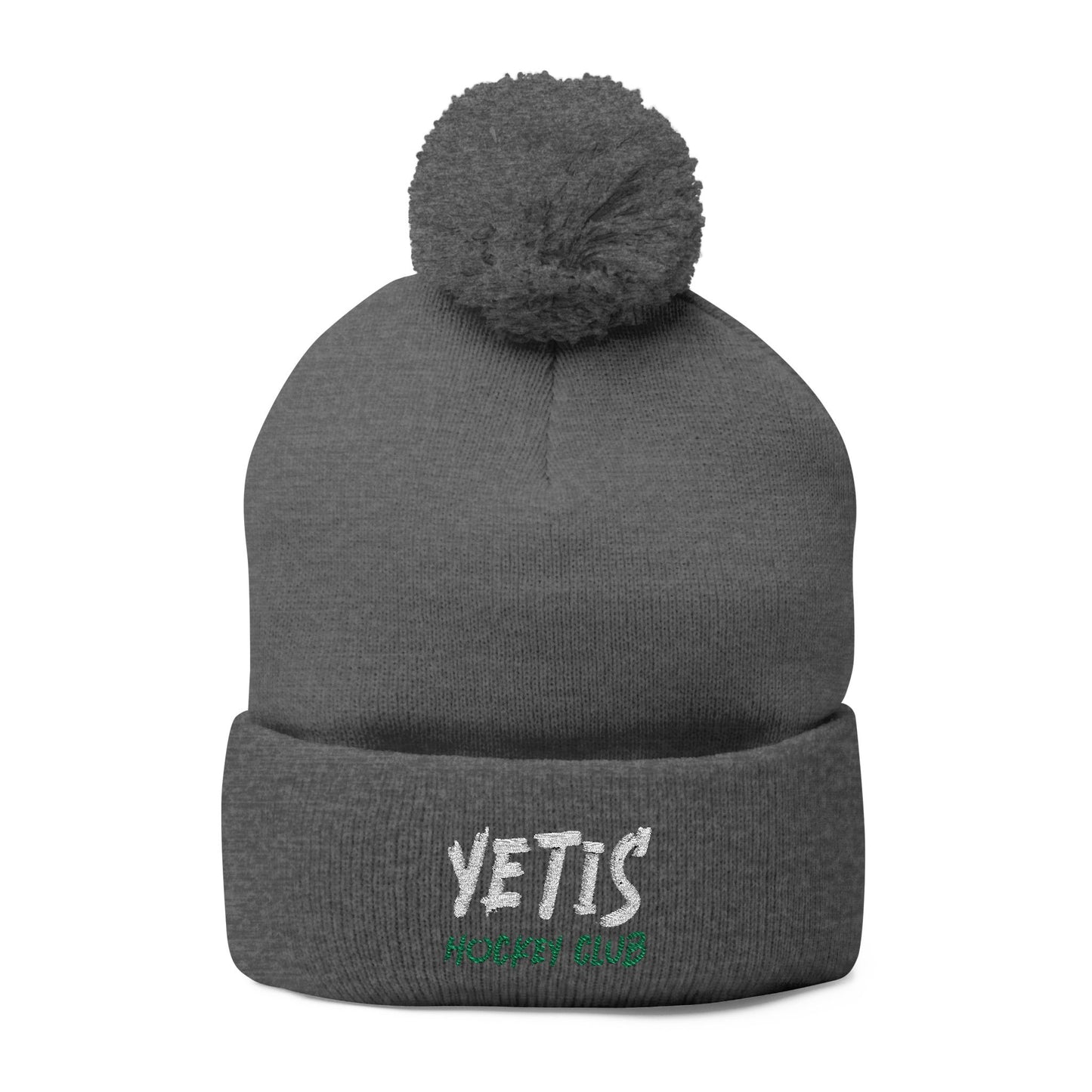 Yetis Pom-Pom Knit Cap (Embroidery)