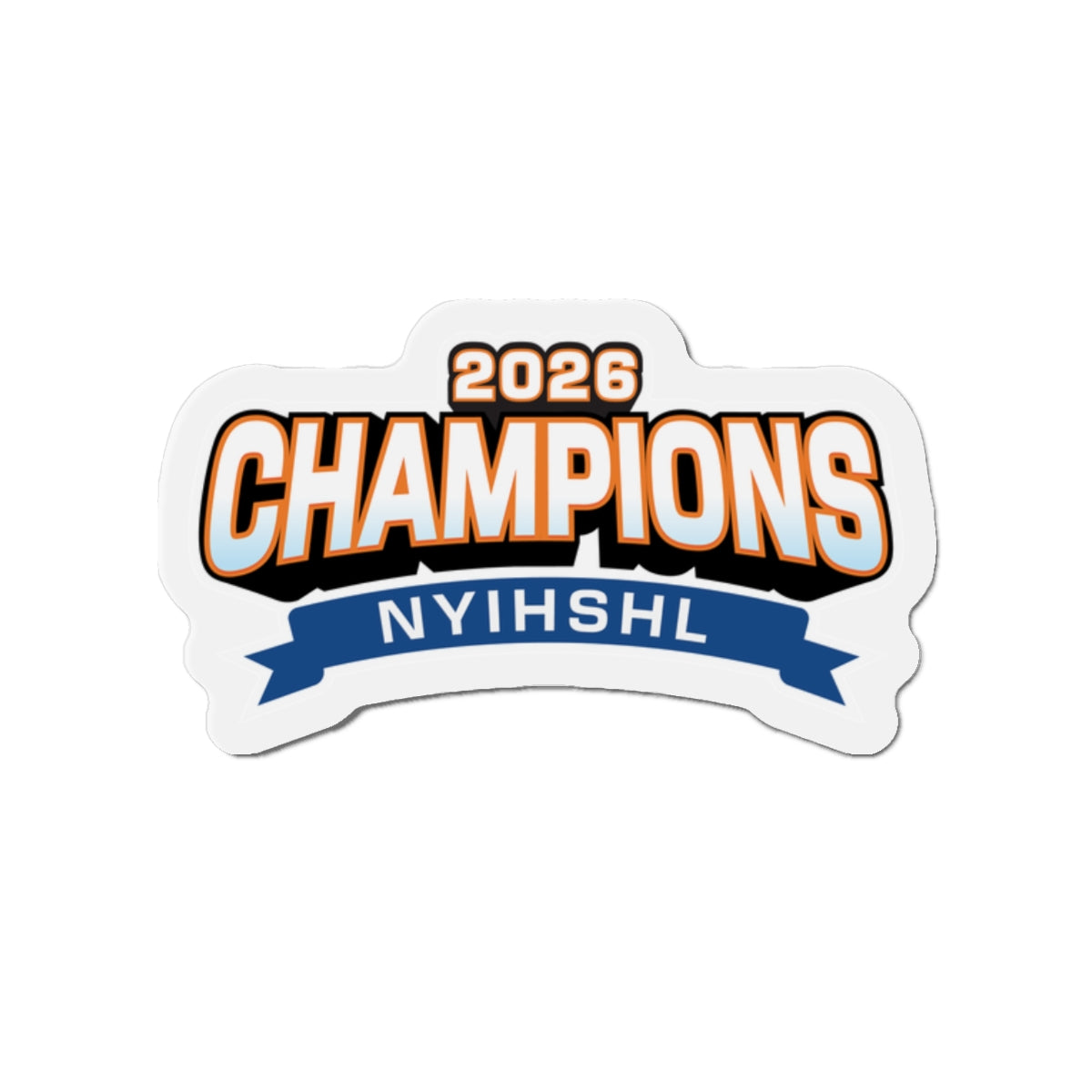 2026 NYIHSHL Champions Die-Cut Magnets
