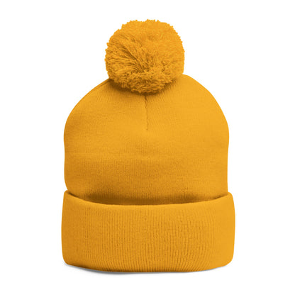 Bethpage Embroidered Pom-Pom Knit Cap