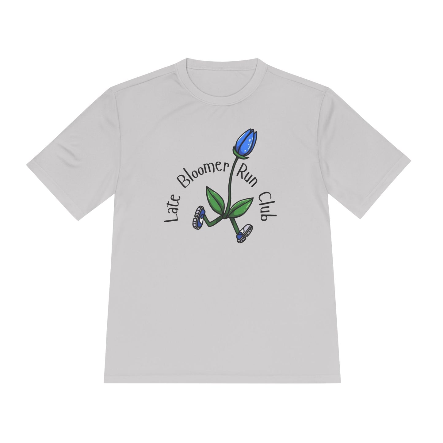 PT With JT - Washington State Late Bloomer Run Club Unisex Moisture Wicking Tee