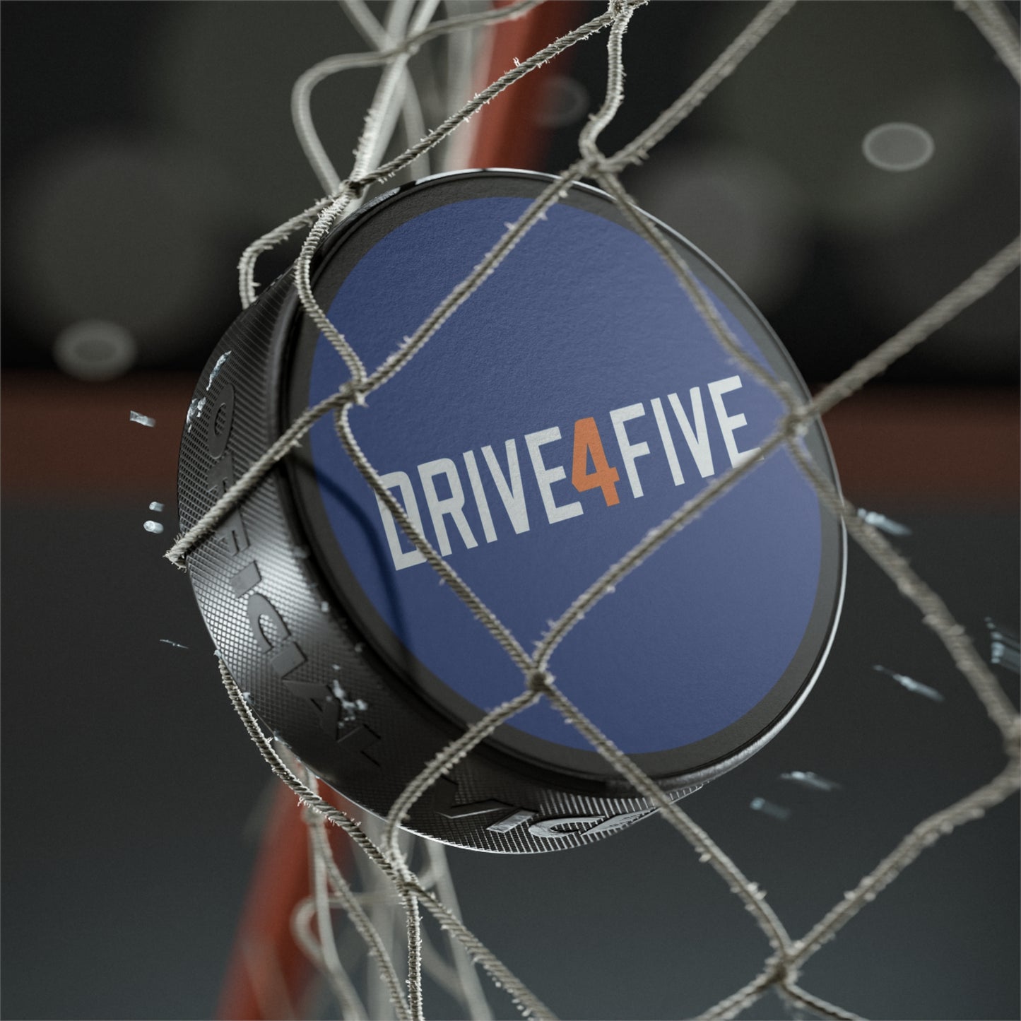 Drive4Five Logo Hockey Puck