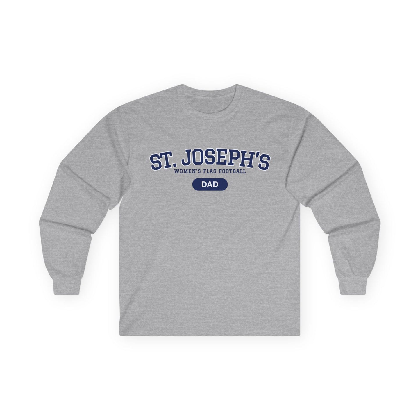 SJBK Varsity DAD Long Sleeve Cotton Tee