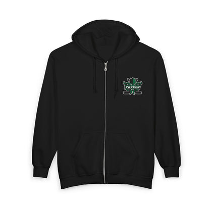 Kraken Heavy Blend™ Full Zip Hooded Sweatshirt