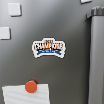 2026 NYIHSHL Champions Die-Cut Magnets