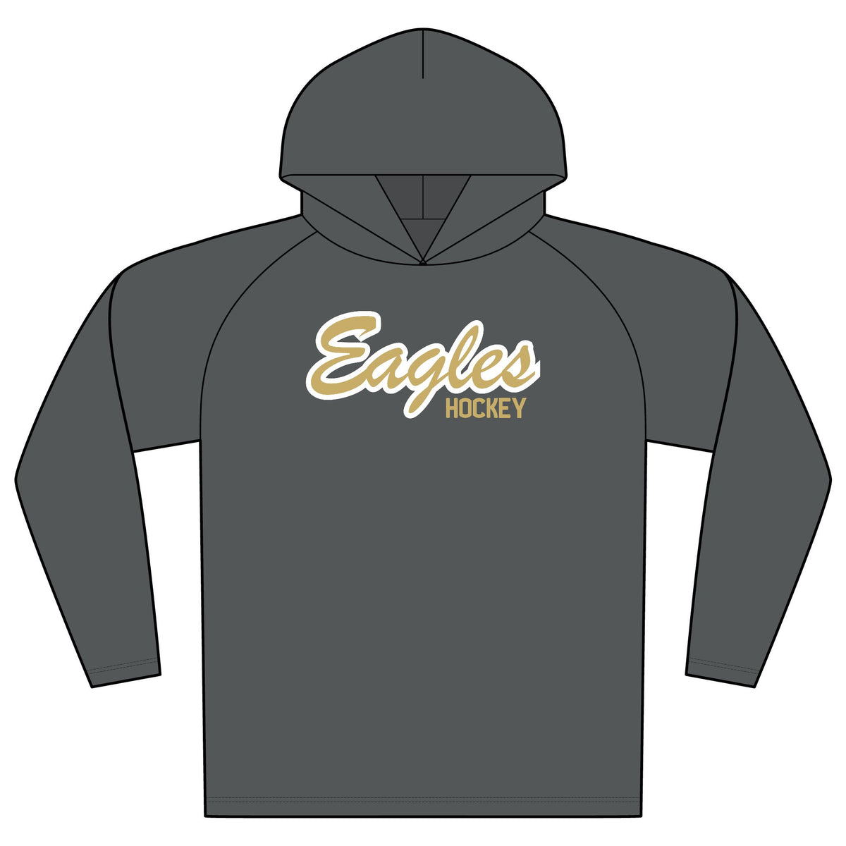 Bethpage Hockey Performance Hoodie - Script (Custom)