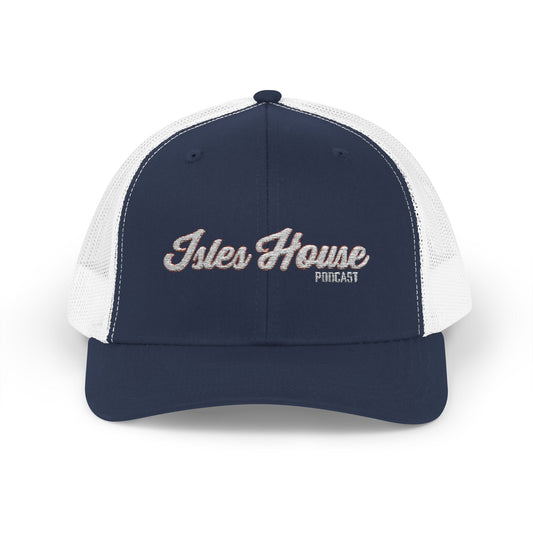 Script Logo Snapback Trucker Cap