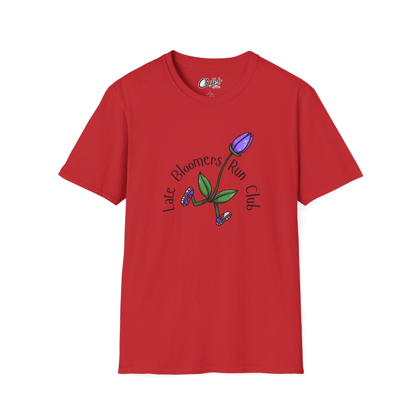 PT With JT Late Bloomers Run Club Unisex Softstyle T-Shirt