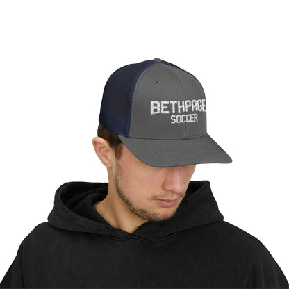 Bethpage Soccer Trucker Cap - Wordmark