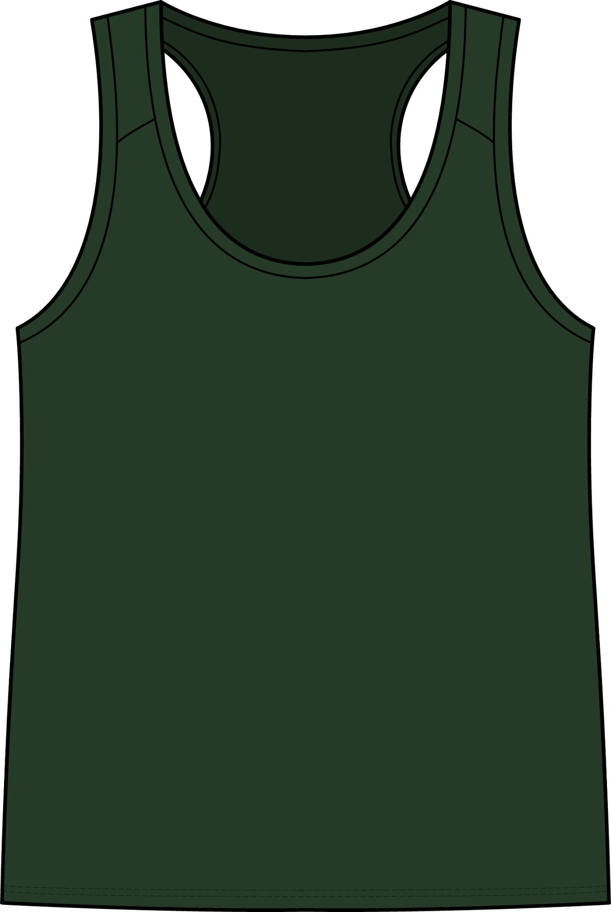 Oswego Women's Club Hockey Tank Top - Full Anchor