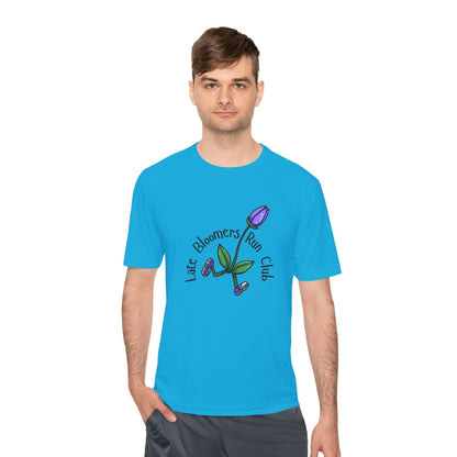 PTJT Late Bloomers Run Club Unisex Moisture Wicking Tee