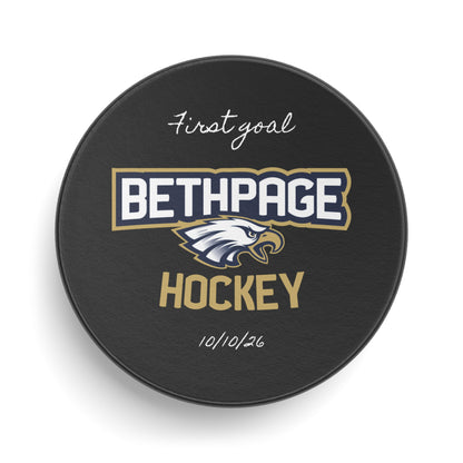 Bethpage Hockey Milestone Puck