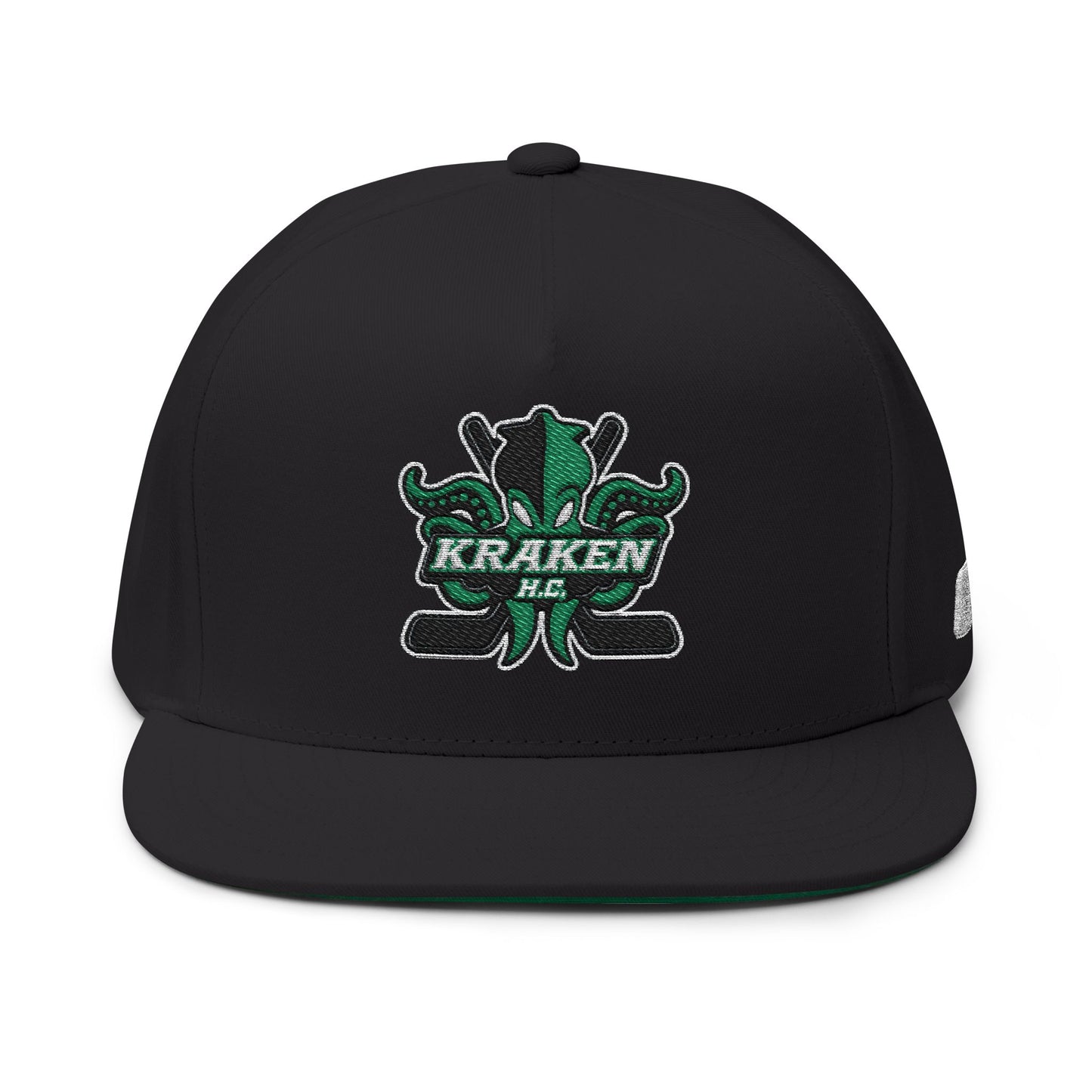 Kraken HC Logo Flat Brim Hat (Custom)