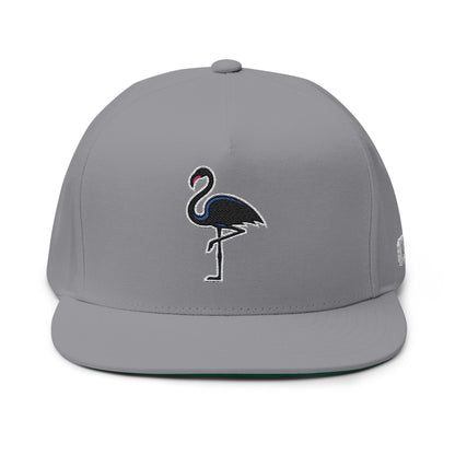 Flamingoes Flat Brim Hat (Custom)