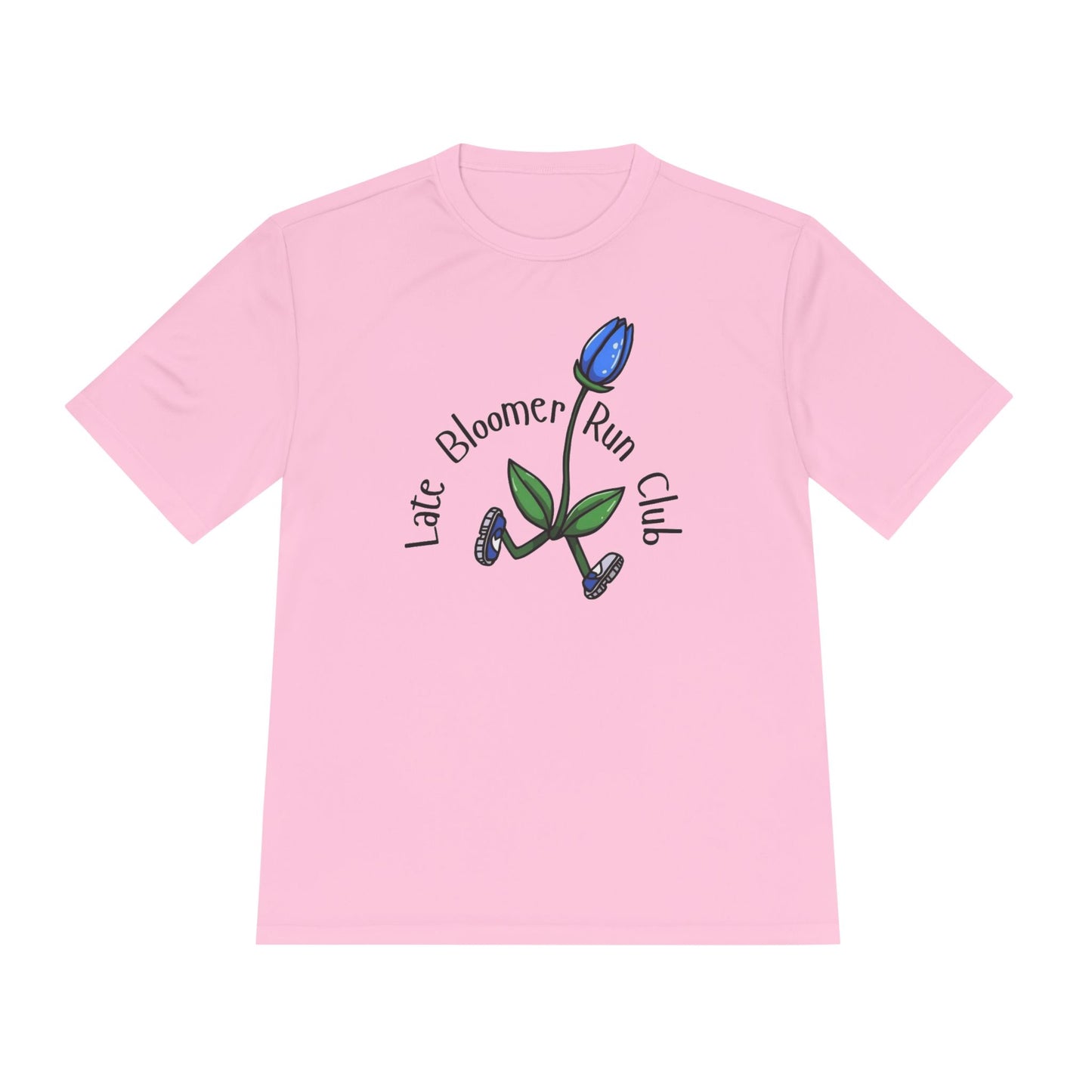 PT With JT - Late Bloomer Run Club Unisex Moisture Wicking Tee