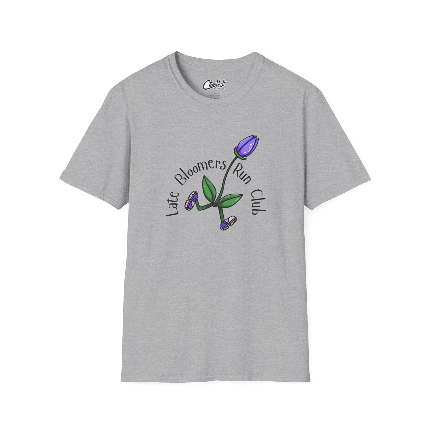 PT With JT Late Bloomers Run Club Unisex Softstyle T-Shirt