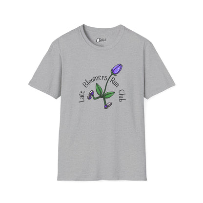 PT With JT Late Bloomers Run Club Unisex Softstyle T-Shirt