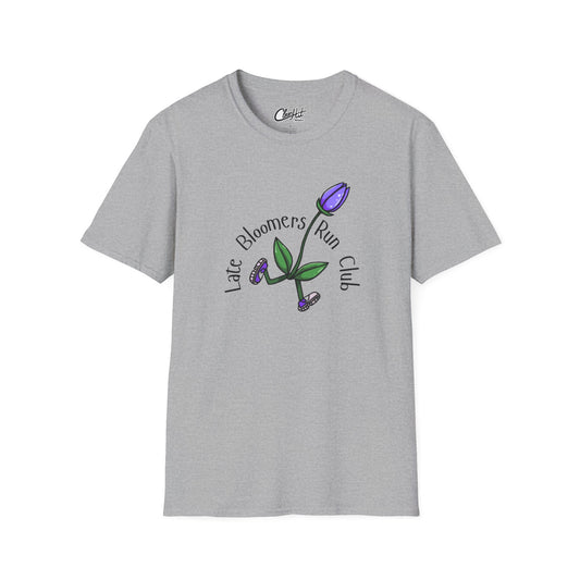 PT With JT Late Bloomers Run Club Unisex Softstyle T-Shirt