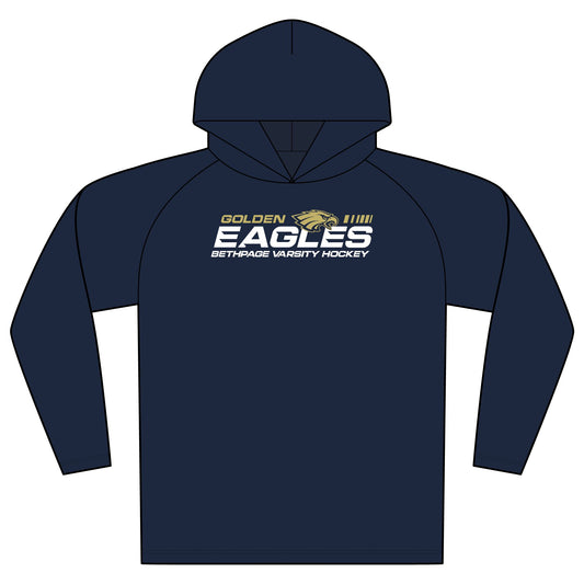 Bethpage Hockey Long Sleeve Hooded Tee Warmup