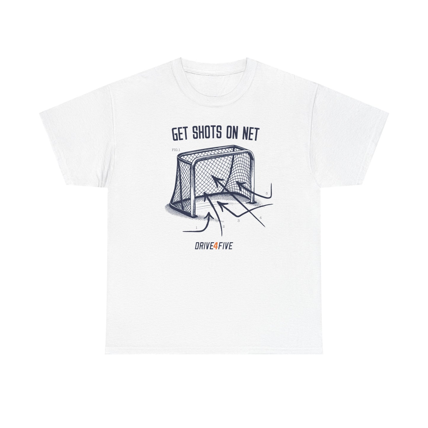 Drive4Five "Shots On Net" Tee Shirt