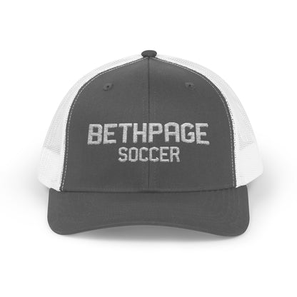 Bethpage Soccer Trucker Cap - Wordmark