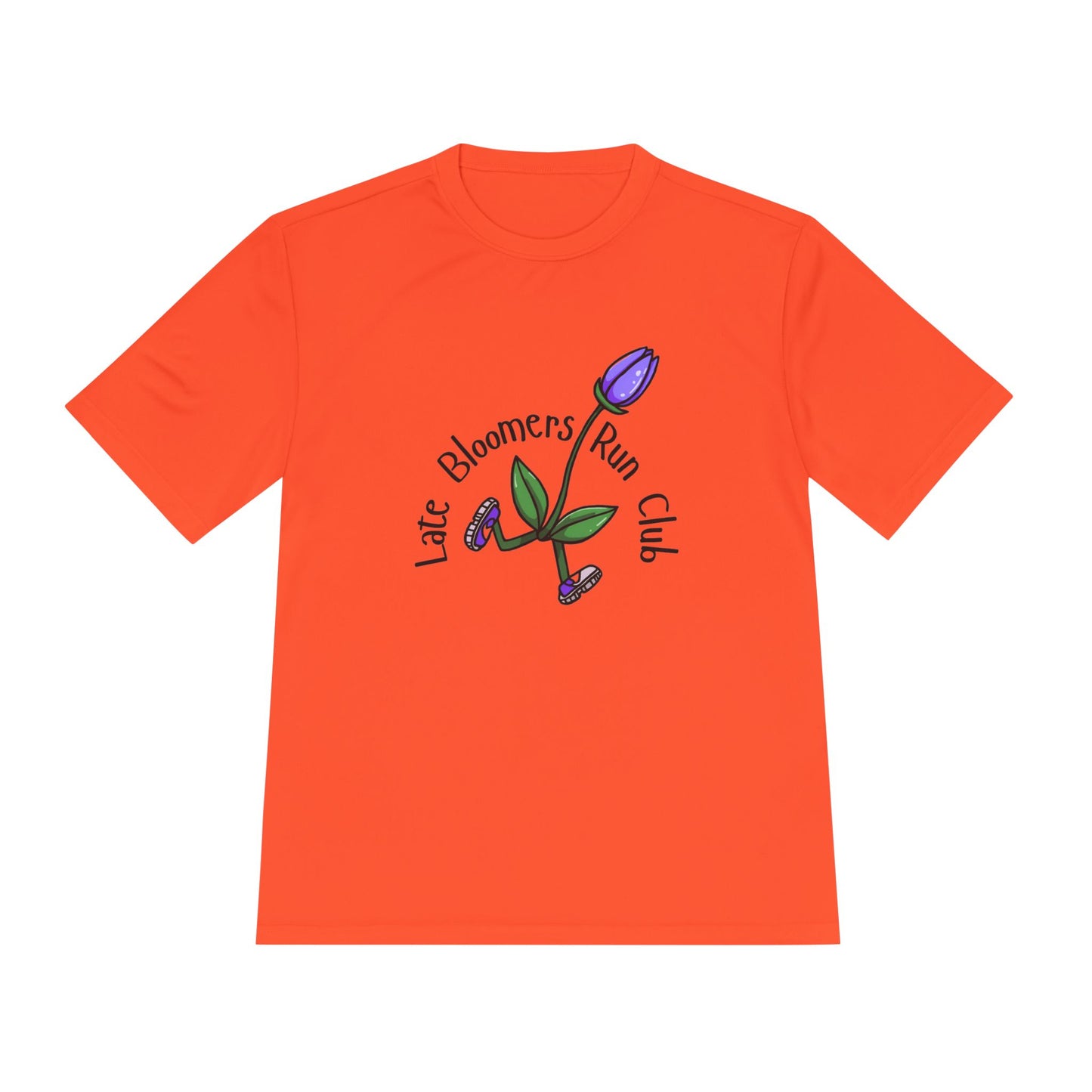PTJT Late Bloomers Run Club Unisex Moisture Wicking Tee
