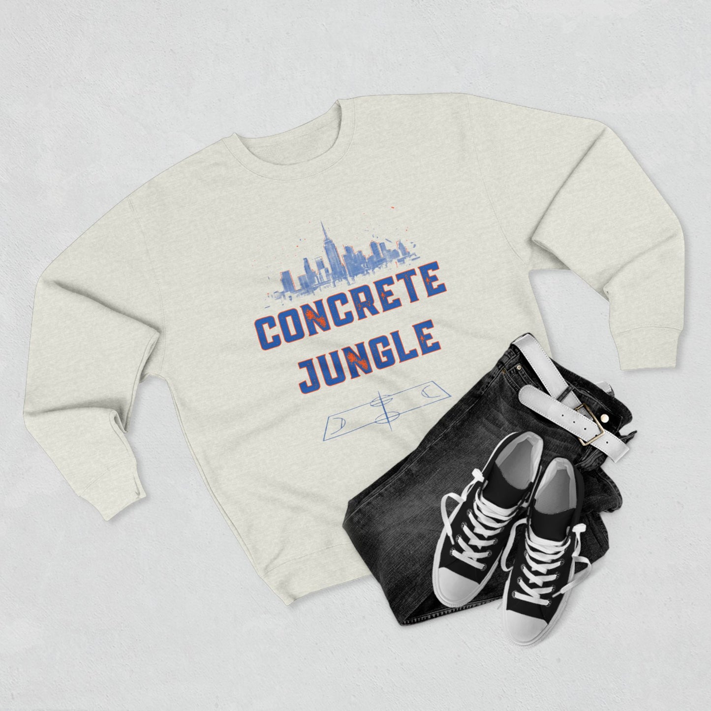TrueKnicksFan "Concrete Jungle" Crewneck