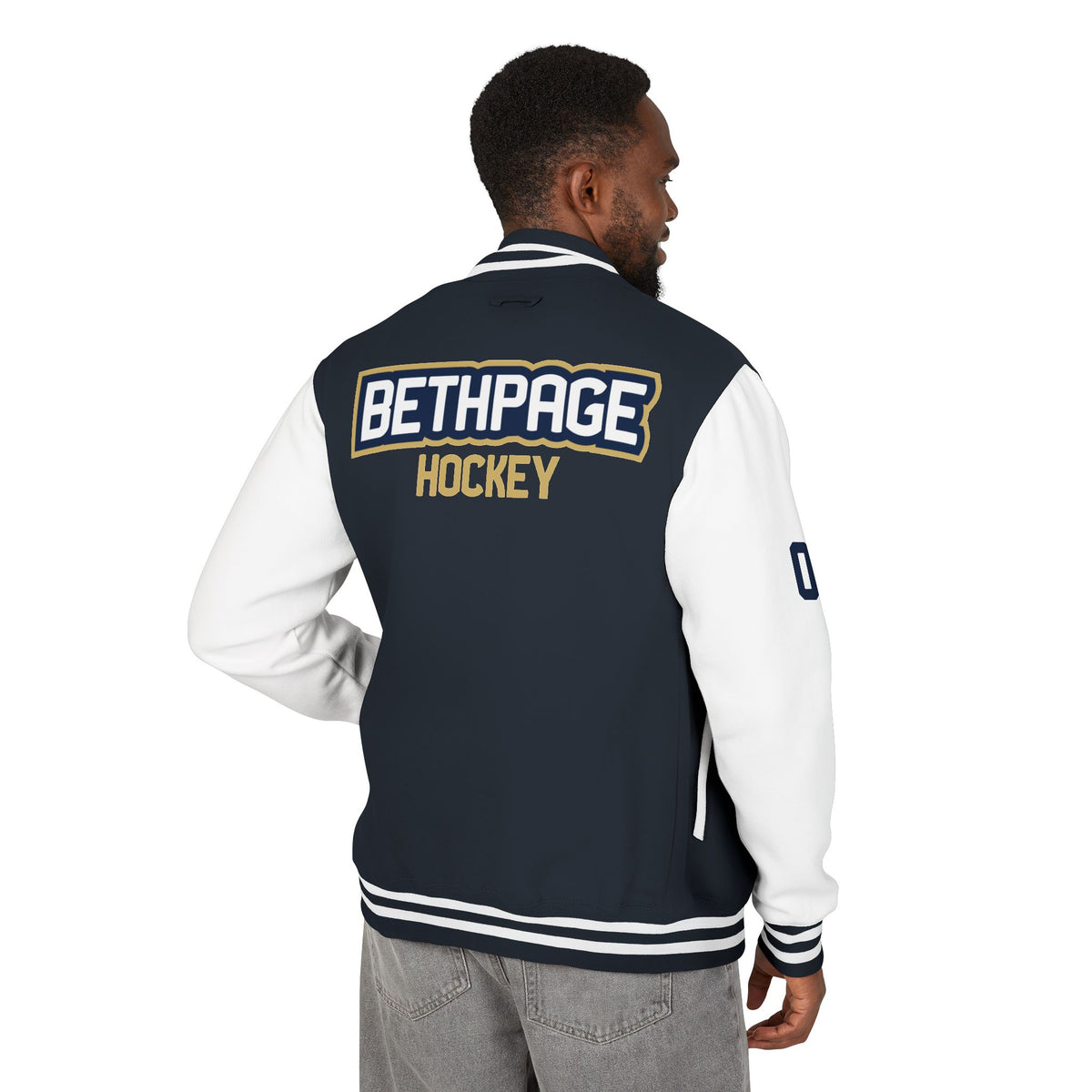 Bethpage Hockey Heavyweight Letterman Jacket (Custom)