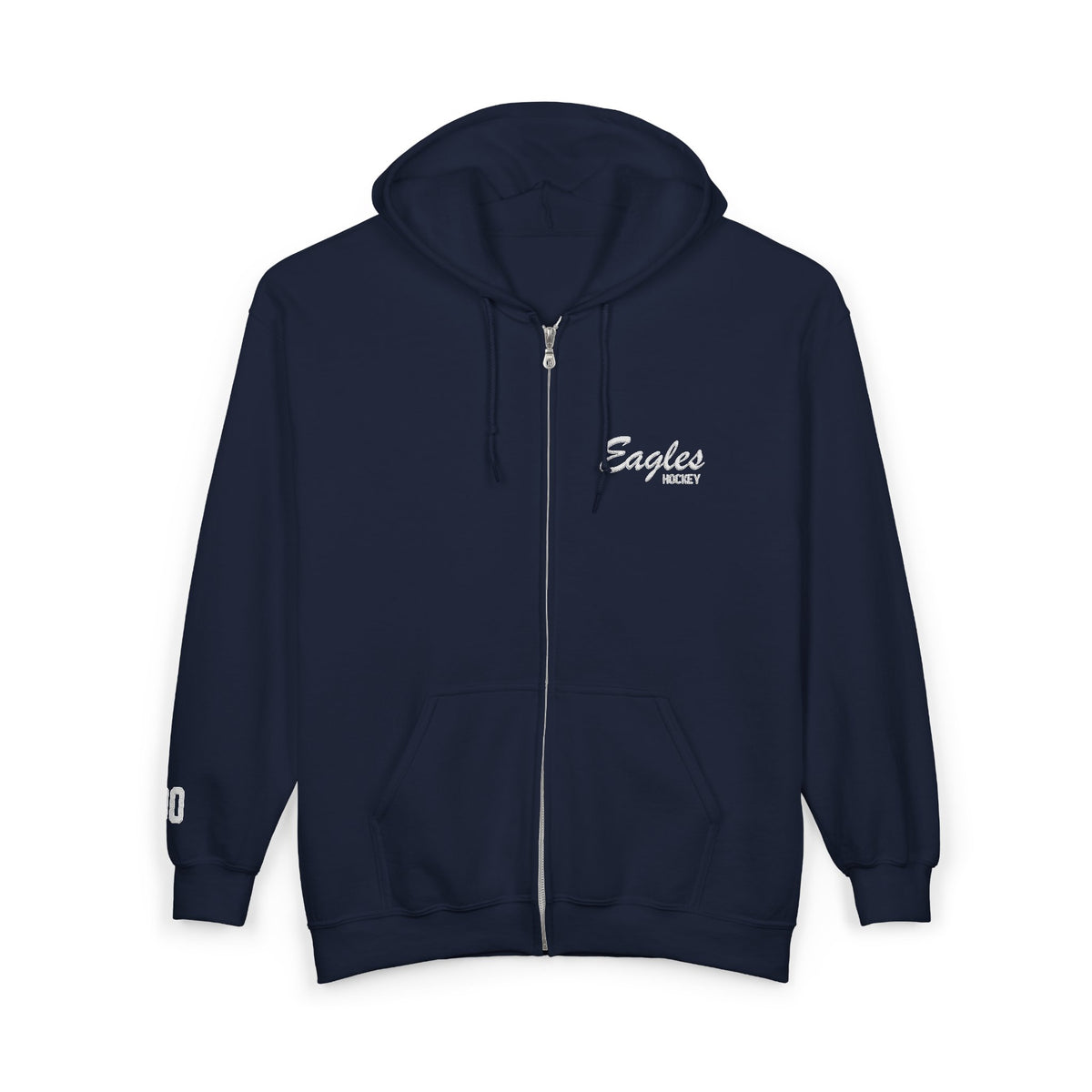 Bethpage Hockey Full Zip Hooded Sweatshirt - Script