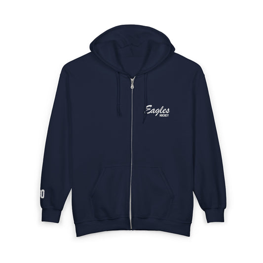 Bethpage Hockey Full Zip Hooded Sweatshirt - Script