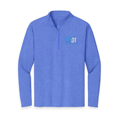 PT With JT Logo Sport-Wick® Stretch Quarter-Zip Pullover