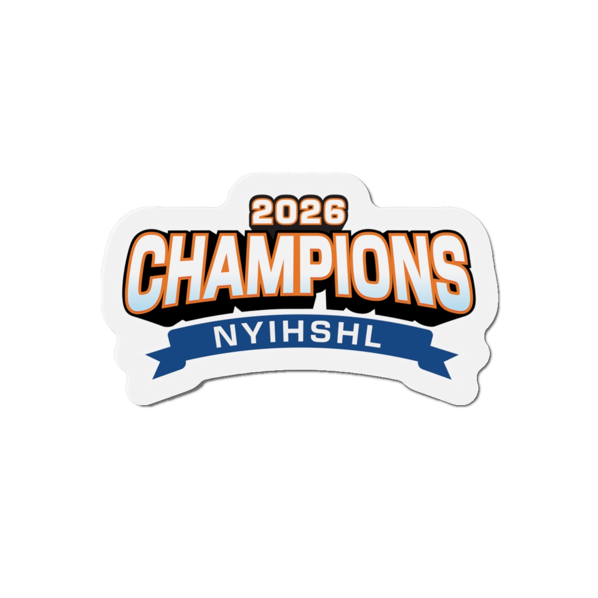2026 NYIHSHL Champions Die-Cut Magnets