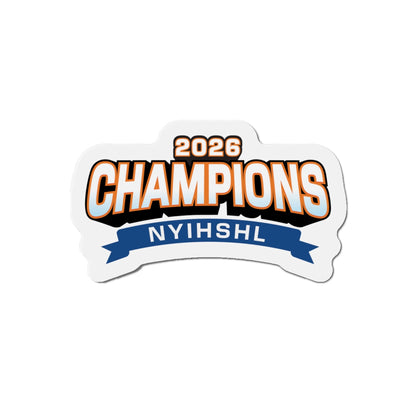 2026 NYIHSHL Champions Die-Cut Magnets