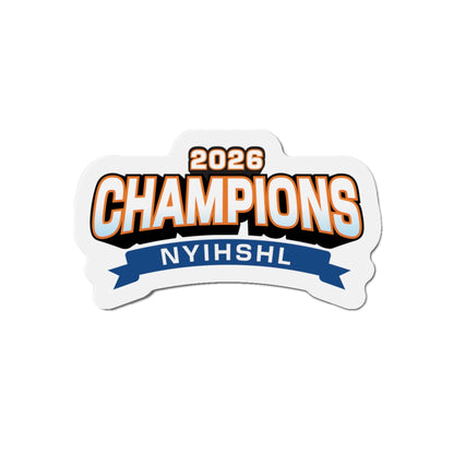 2026 NYIHSHL Champions Die-Cut Magnets