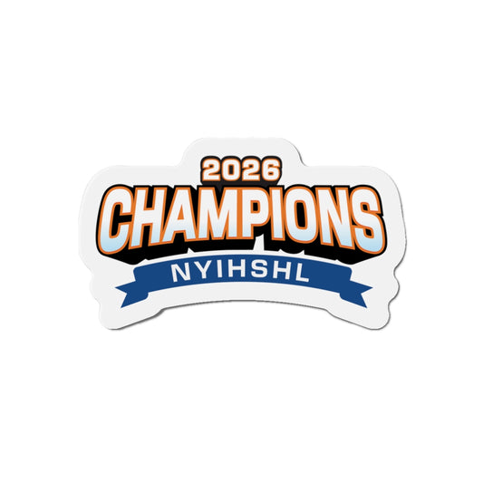 2026 NYIHSHL Champions Die-Cut Magnets