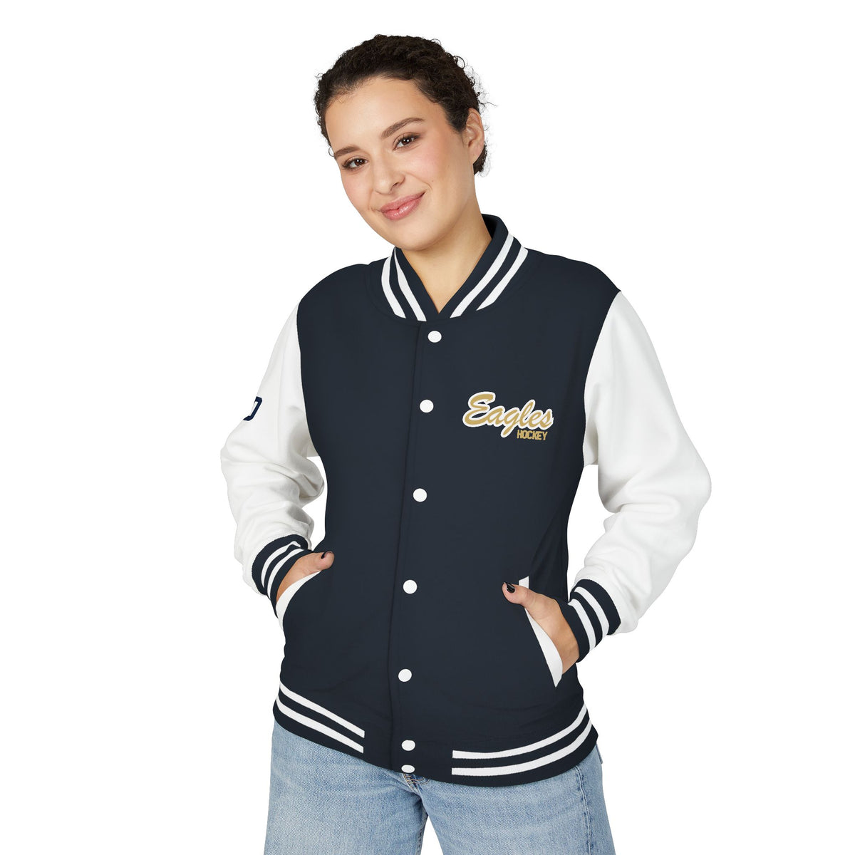 Bethpage Hockey Heavyweight Letterman Jacket (Custom)