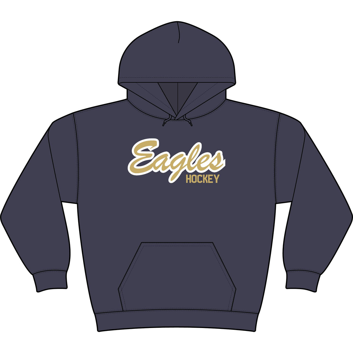 Bethpage Hockey Repel Fleece Hooded Pullover - Script