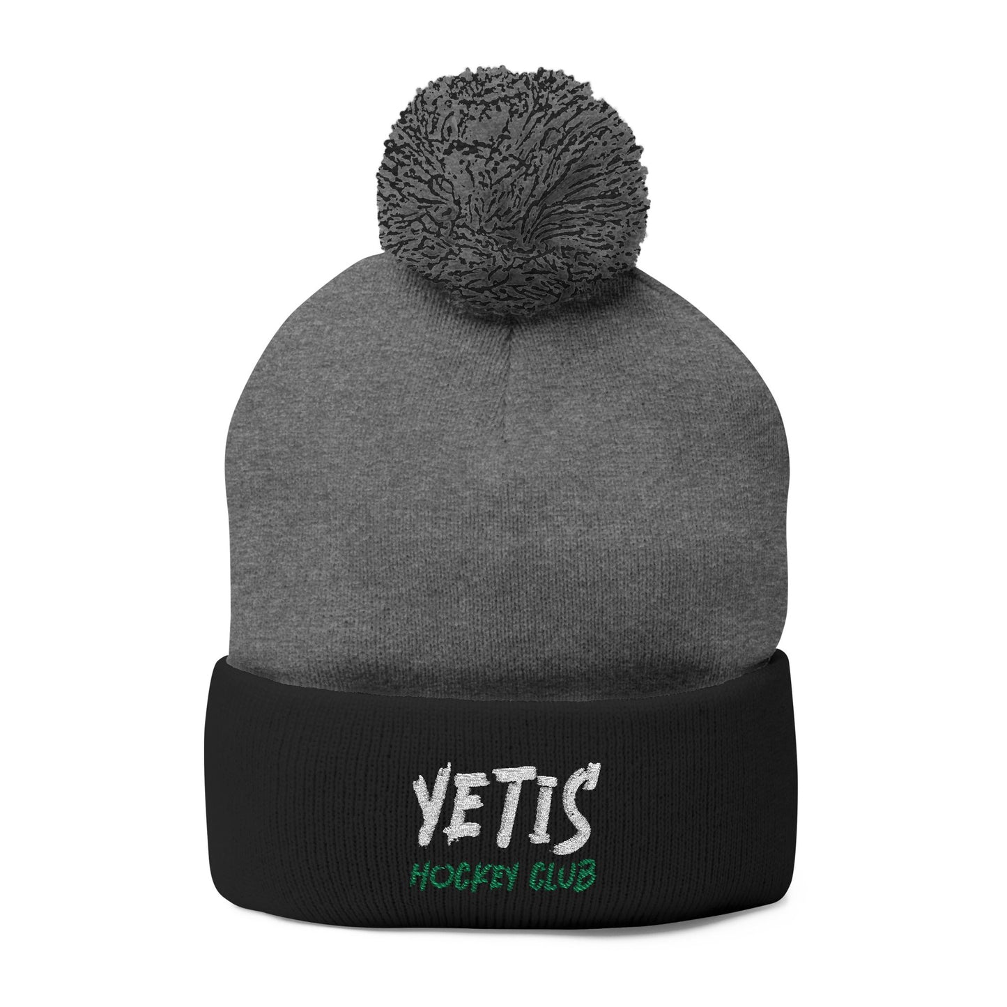 Yetis Pom-Pom Knit Cap (Embroidery)