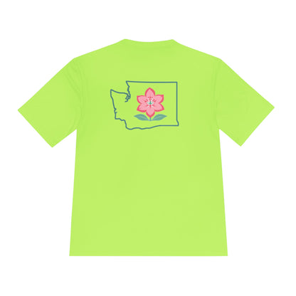 PT With JT - Washington State Late Bloomer Run Club Unisex Moisture Wicking Tee