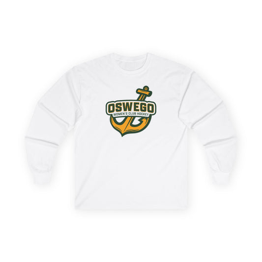 Oswego Women's Club Hockey Long Sleeve Tee - Full Anchor