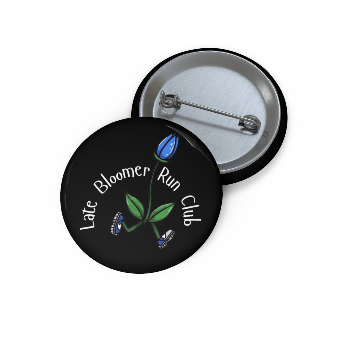 PT With JT - Late Bloomer Run Club Pin Button