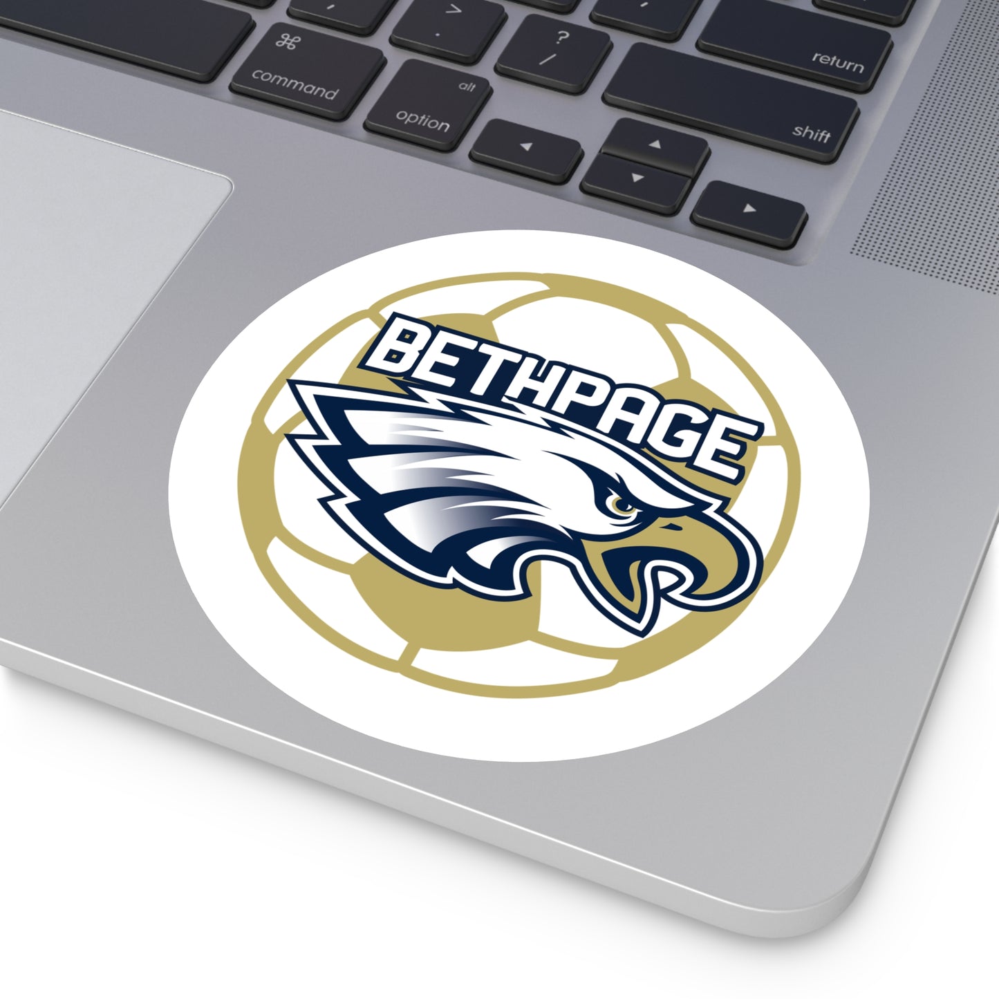 Bethpage Soccer Round Stickers, Indoor\Outdoor