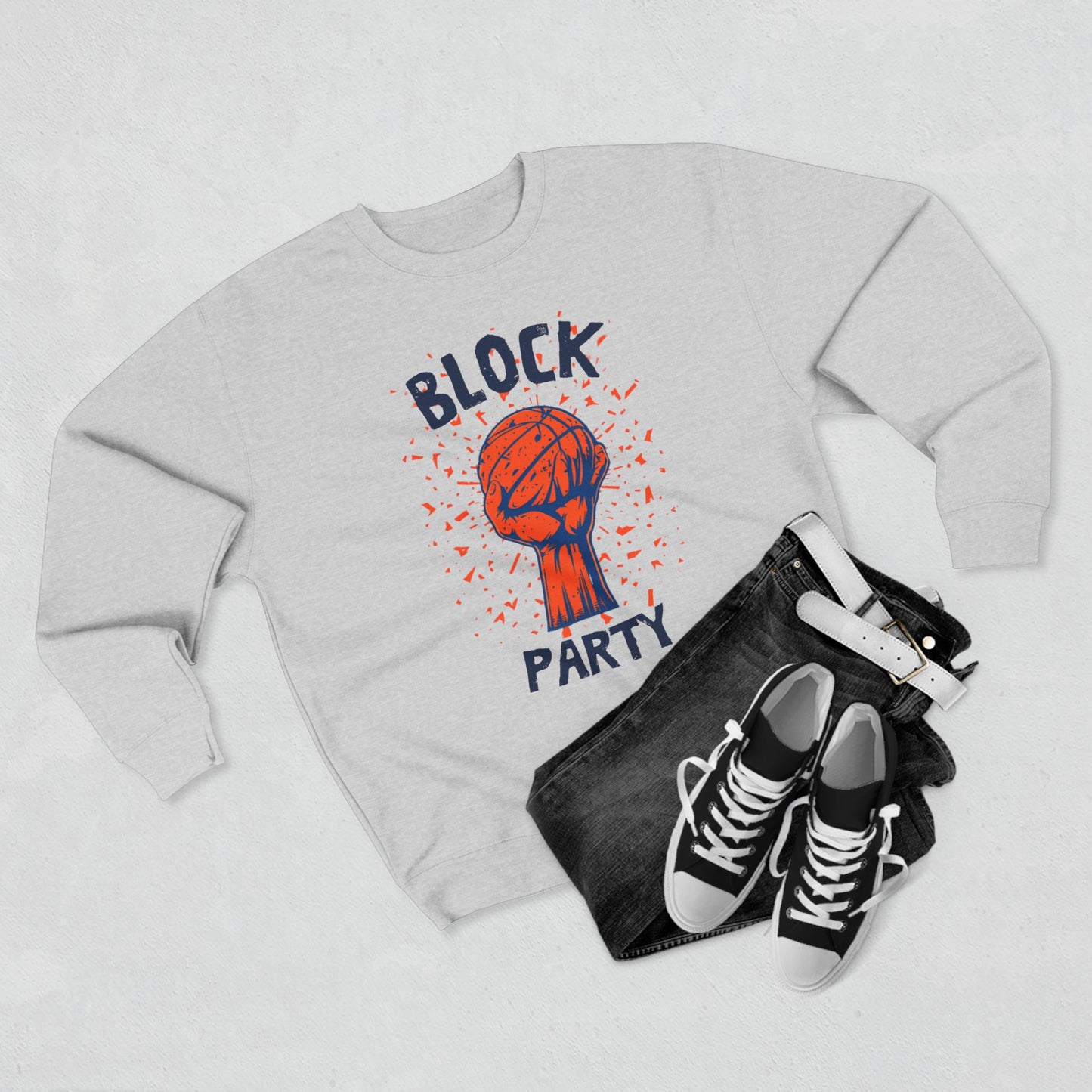 TrueKnicksFan "Block Party" Crewneck