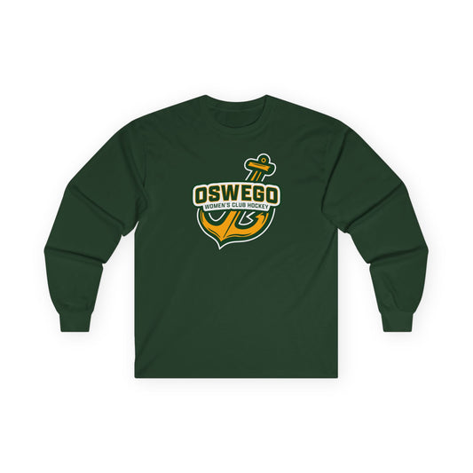 Oswego Women's Club Hockey Long Sleeve Tee - Full Anchor
